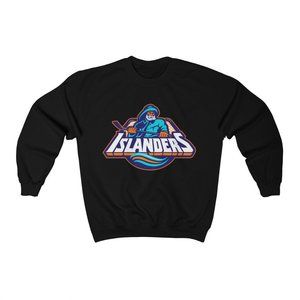 New York Islanders Old School Style 90s Black Unisex SweatShirt